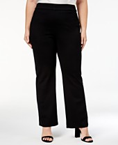 Pull-on Women's Plus Size Pants - Macy's