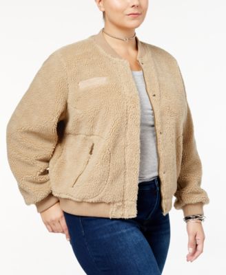 levi's fleece bomber jacket