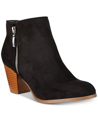 Style & Co Jamila Zip Booties, Created for Macy&#39;s - Boots - Shoes - Macy&#39;s