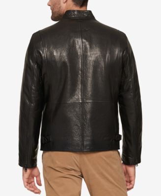Andrew Marc Men's Leather Moto Jacket