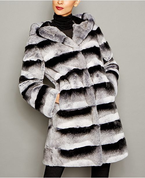 The Fur Vault Rex Rabbit Fur Coat & Reviews The Fur Vault Women