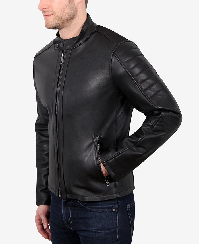 WILLIAM RAST Men's Leather Moto Jacket & Reviews - Coats & Jackets ...