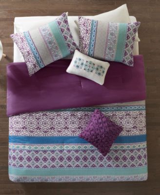 Joni Reversible 5-Pc. Comforter Set, Full/Queen