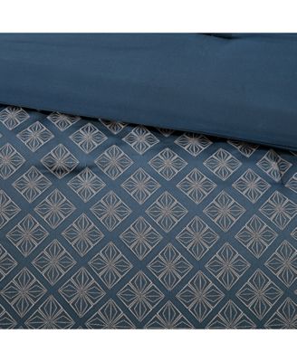 Biloxi Jacquard Geometric 7-Pc. Comforter Set, Queen