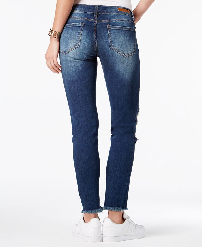 Dollhouse Juniors' SequinPatch Skinny Jeans Macy's