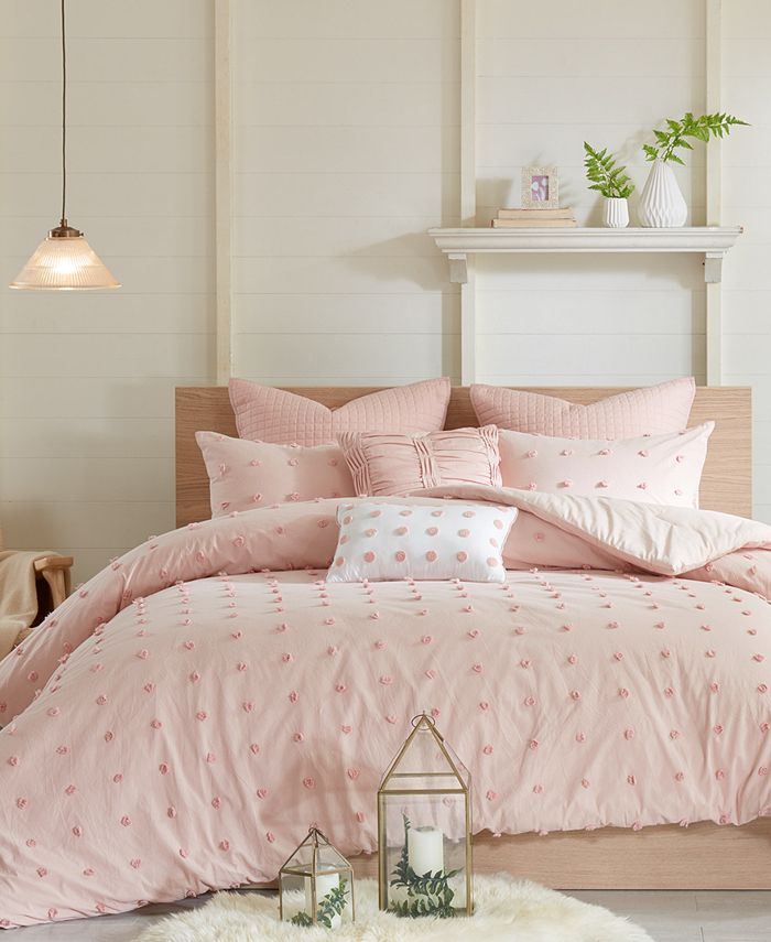 Urban Habitat Brooklyn Cotton 5 Pc, Blush Pink Bedding Twin Xl