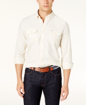 UPC 719220688423 product image for Tommy Hilfiger Men's Custom-Fit Ben Flannel Shirt | upcitemdb.com