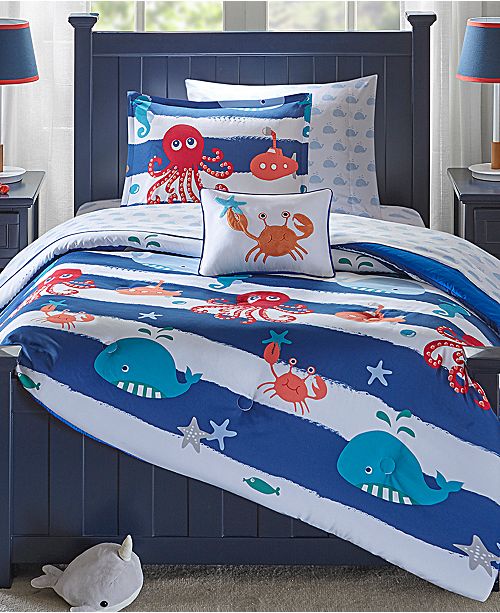 Mi Zone Sealife 6 Pc Reversible Twin Comforter Set Reviews