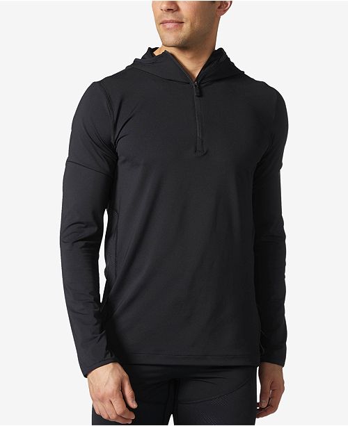 adidas quarter zip hoodie