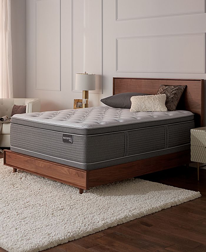 Serta CLOSEOUT! Masterpiece Leopold 15.5'' Plush Euro Pillow Top