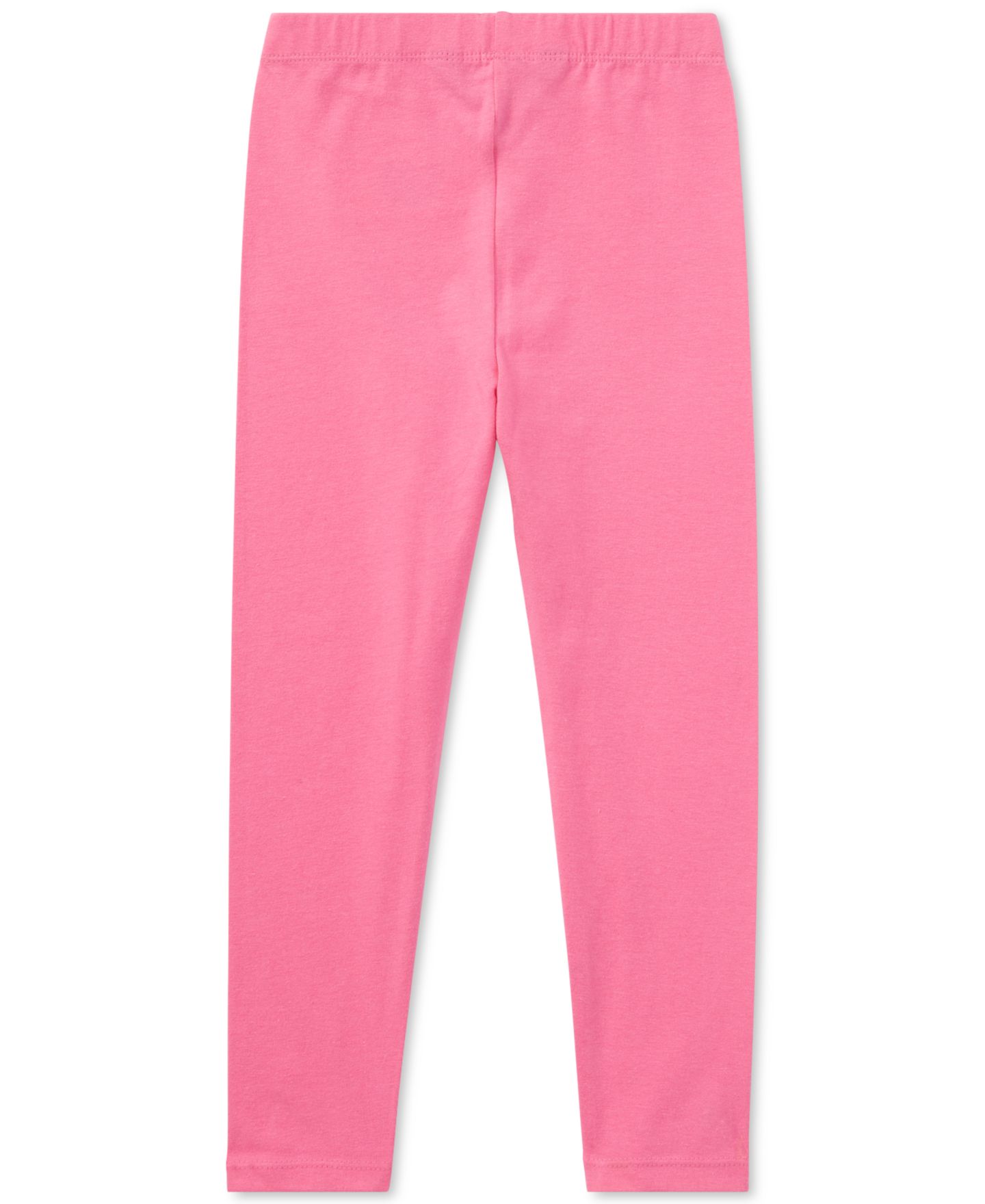 Леггинсы Polo Ralph Lauren Stretch Embroidered Pony Stretch Cotton Leggings для девочек, цвет: Розовый — фото 2