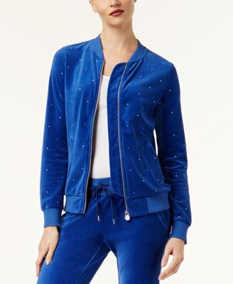 michael kors velour jacket