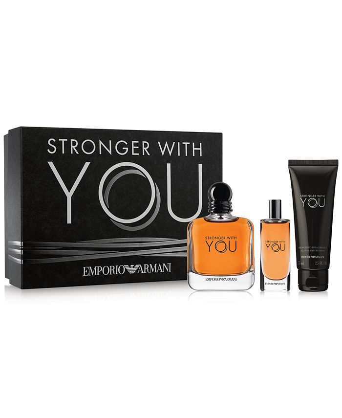 Emporio Armani 3-Pc. Stronger With You Gift Set & Reviews - Cologne -  Beauty - Macy's