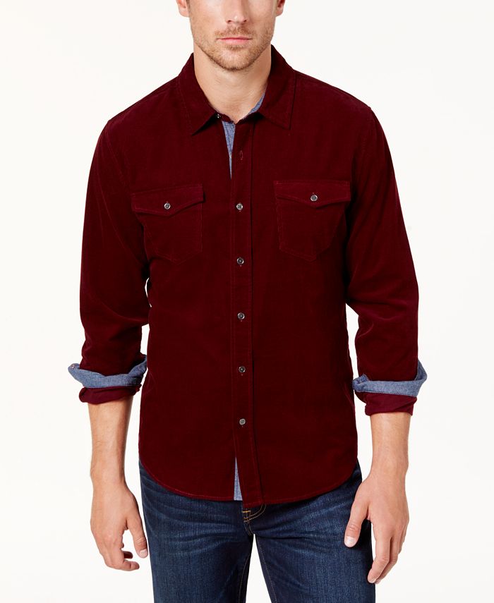 Blake Shelton BS by Men's Corduroy Shirt, Created for Macy's Macy's