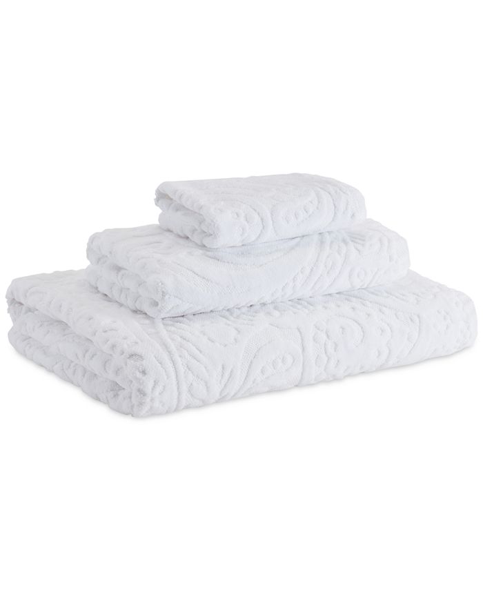 Kassatex Francesca Cotton Velour Paisley Bath Towel Macy's