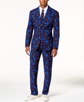 OppoSuits Men's Slim-Fit Starry Side Star Wars Suit and Tie
