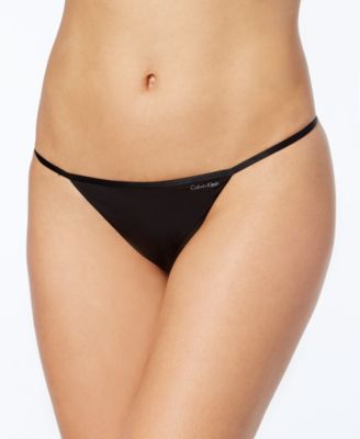 Calvin Klein Sleek Model G-String Thong Underwear D3509 & Reviews - All  Underwear - Women - Macy's