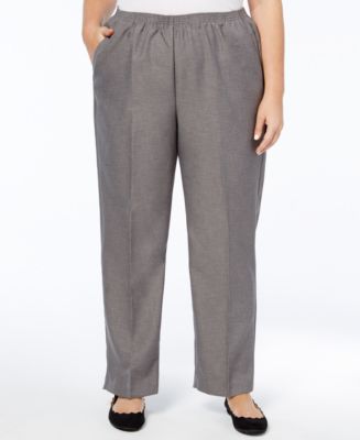 Alfred Dunner Classics Pull-On Denim Pants in Petite and Petite Short -  Macy's