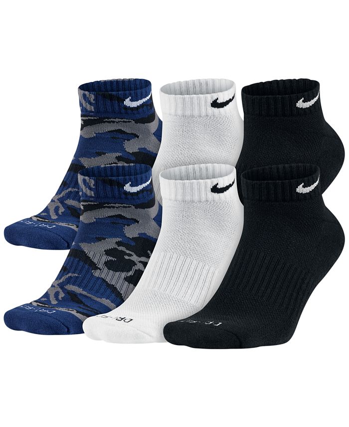 Nike Men's 6-Pk. Low-Cut Cushioned Socks - Macy's