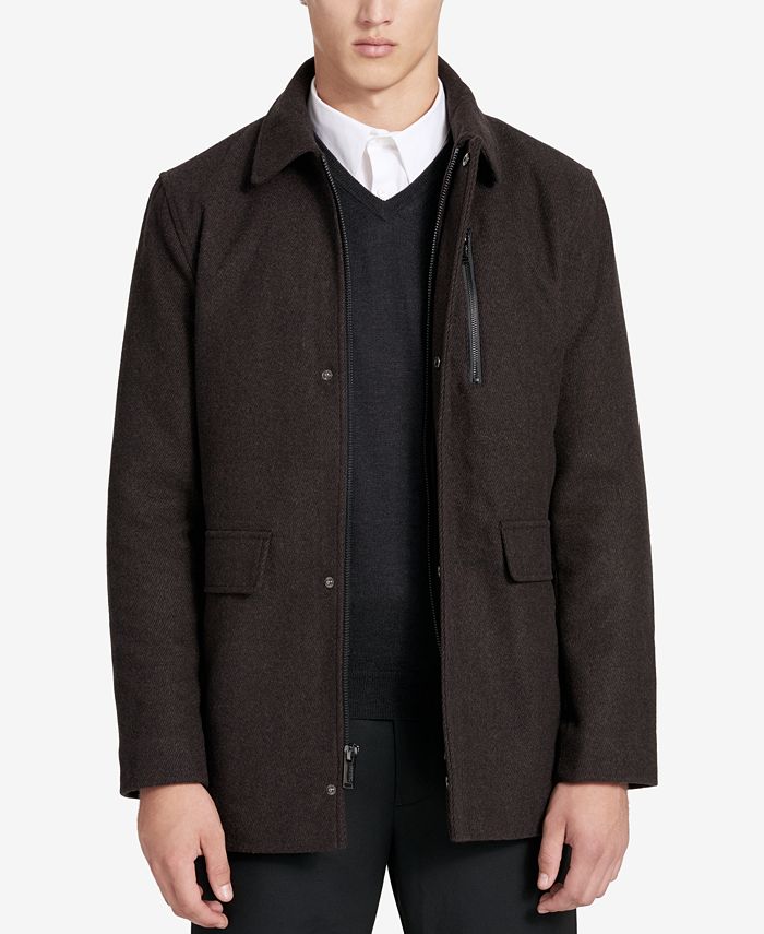 Macy's calvin shop klein wool coat