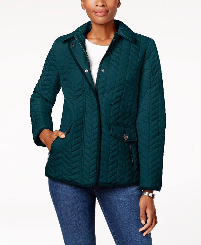 Charter club 2025 petite quilted jacket