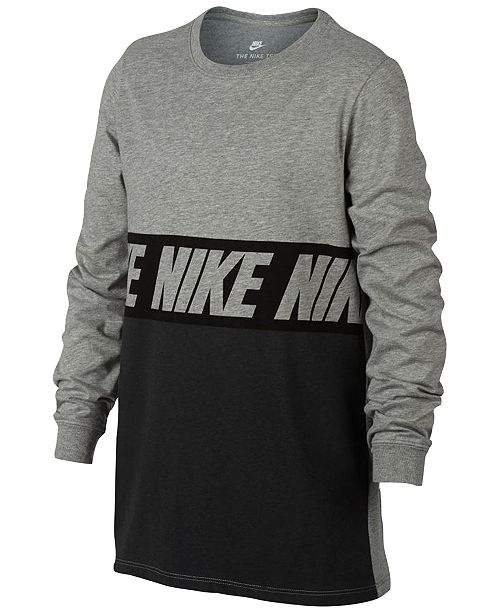 Nike Big Boys Sportswear Advance 15 Training Cotton T Shirt Nike Sportswear Advance 15 Older Kids' (Boys') Full Zip