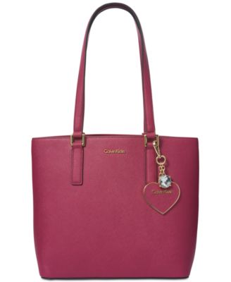 Calvin Klein - Saffiano Charm Large Tote