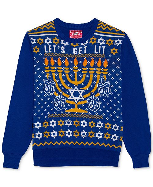 Hybrid Men's Hanukkah Sweater & Reviews Sweaters Men Macy's