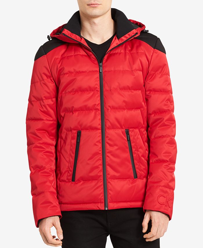 Calvin Klein Men's Puffer Jacket, Created for Macy's & Reviews - Macy's