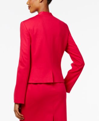 Nine West Collarless Open-Front Blazer