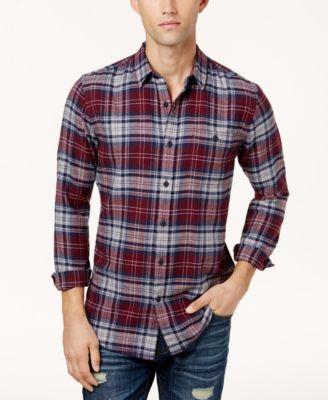 American Rag Men's Fallon Plaid Flannel Shirt, Created for Macy's