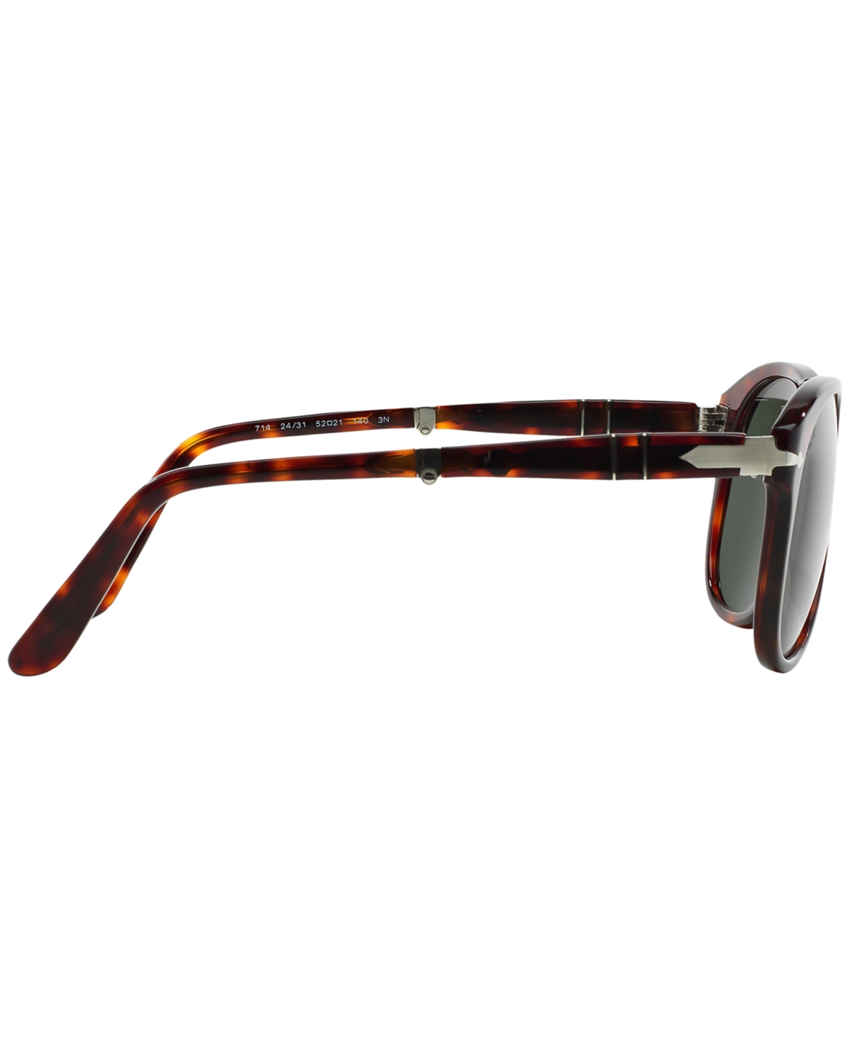 Persol Oval Frame Sunglasses In Brown,green