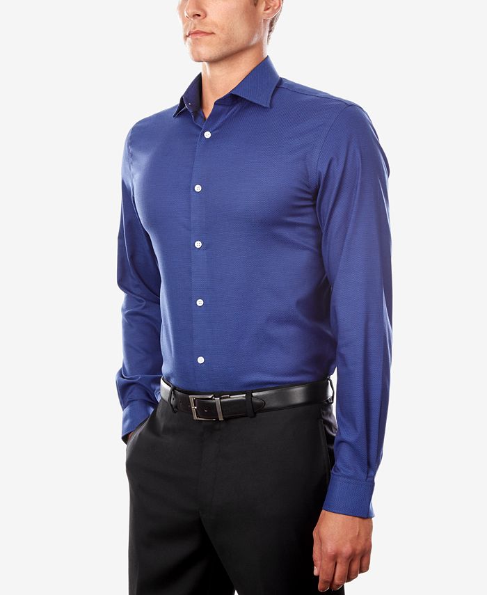 Michael Kors Men\'s Regular Fit Airsoft Non-Iron Performance Dress Shirt -  Macy\'s