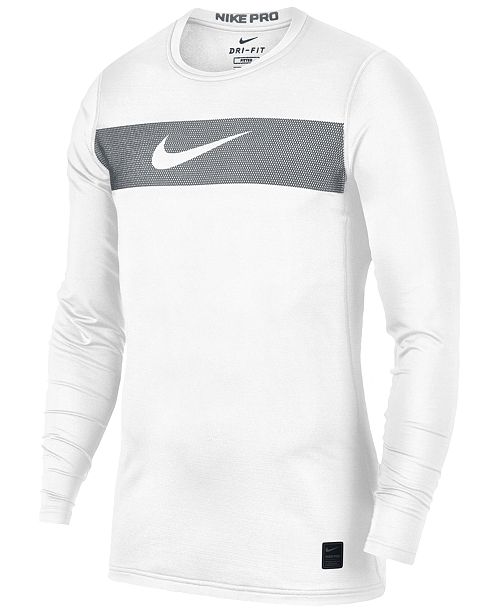 Nike Men's Pro Warm Dri-FIT Compression T-Shirt & Reviews - T-Shirts ...