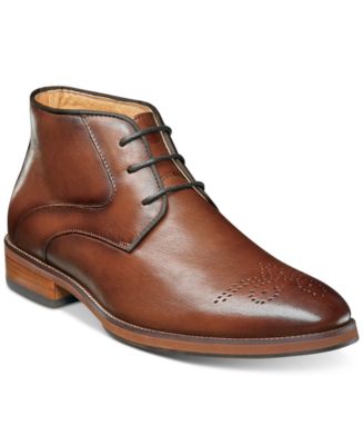 Florsheim Blaze Men\'s Brown Leather Shoes Florsheim Blaze Cap Toe Oxford NEW Mens 12 (D)- Cognac Brown  main image 2