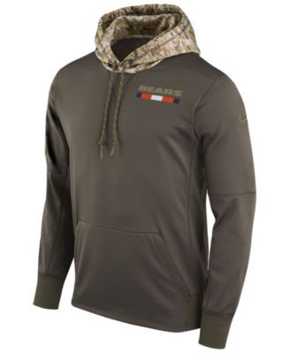 chicago bears salute to service mens hoodie