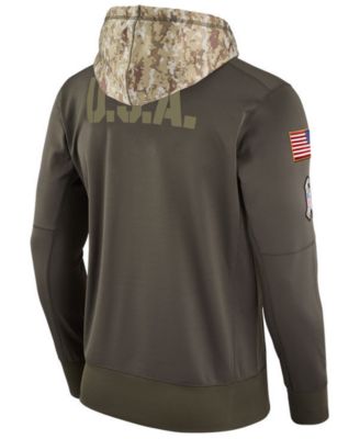 Nike Men's Pittsburgh Steelers Salute To Service Therma Hoodie