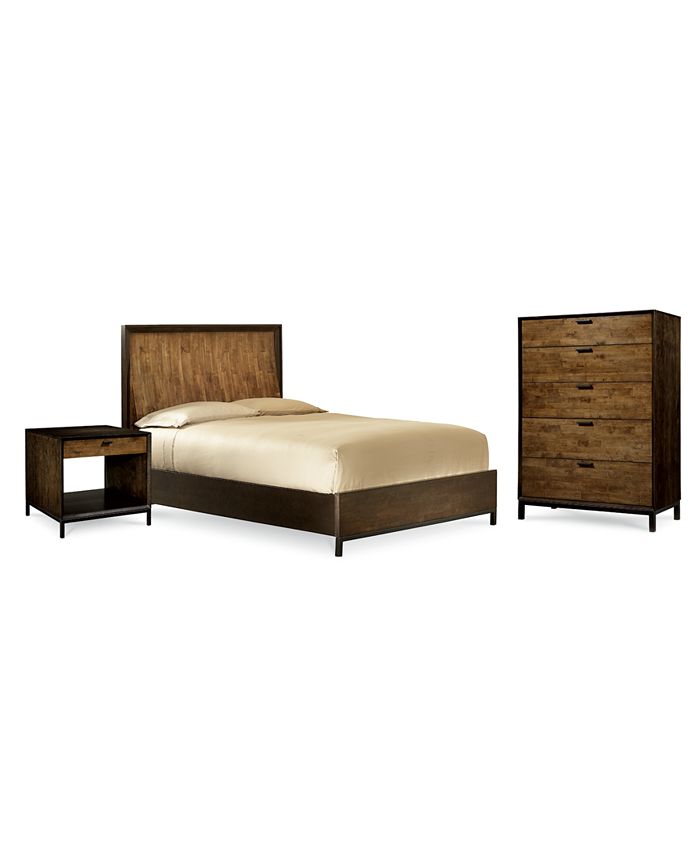 Furniture Ashton Bedroom Furniture, 3Pc. Set (Queen Panel Bed, Chest