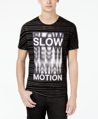 GUESS - Men's Slow Motion Stripe Graphic-Print T-Shirt