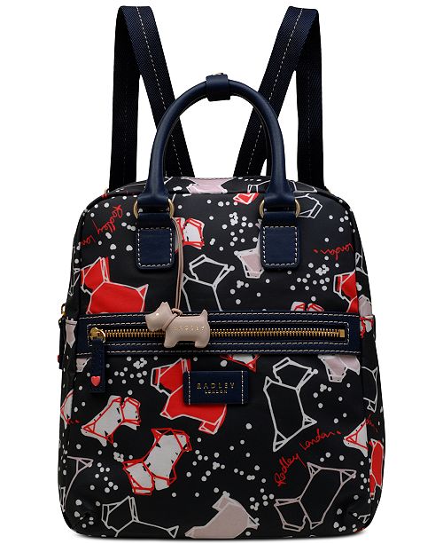 Radley London Speckle Dog Zip-Top Medium Backpack & Reviews - Handbags ...