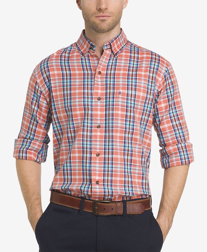 IZOD Men's Plaid Shirt Macy's