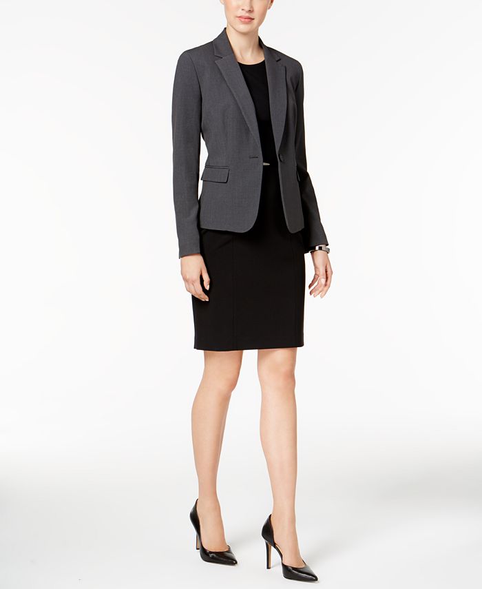 Nine West One-Button Blazer - Macy's