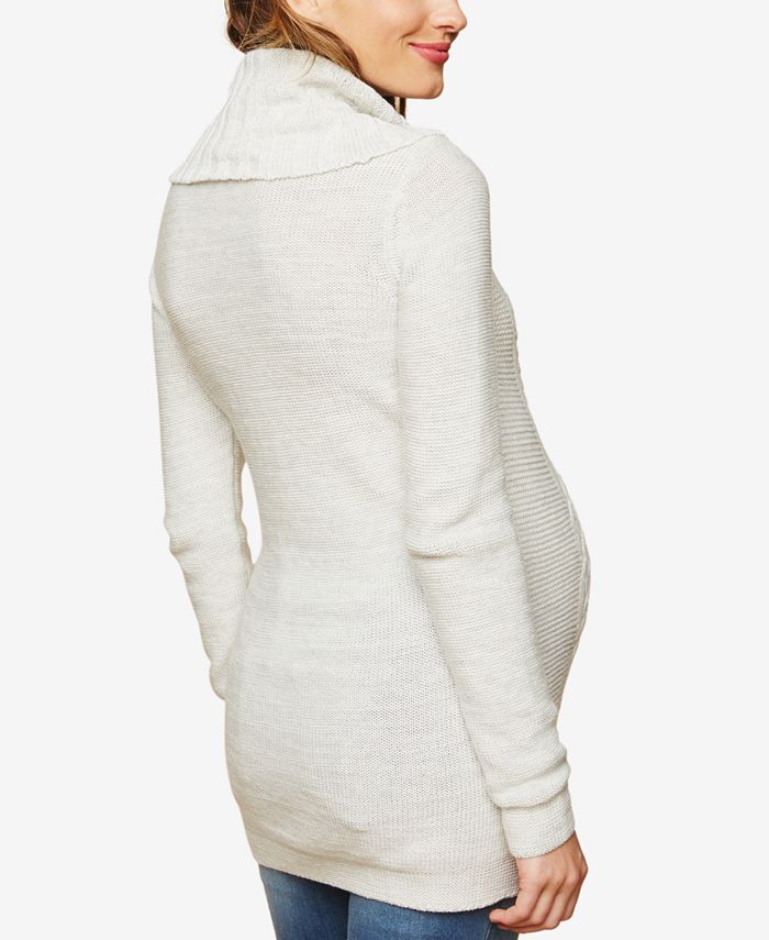 maternity cowl neck