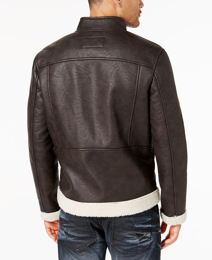 INC International Concepts I.N.C. Men's FleeceLined Faux Leather