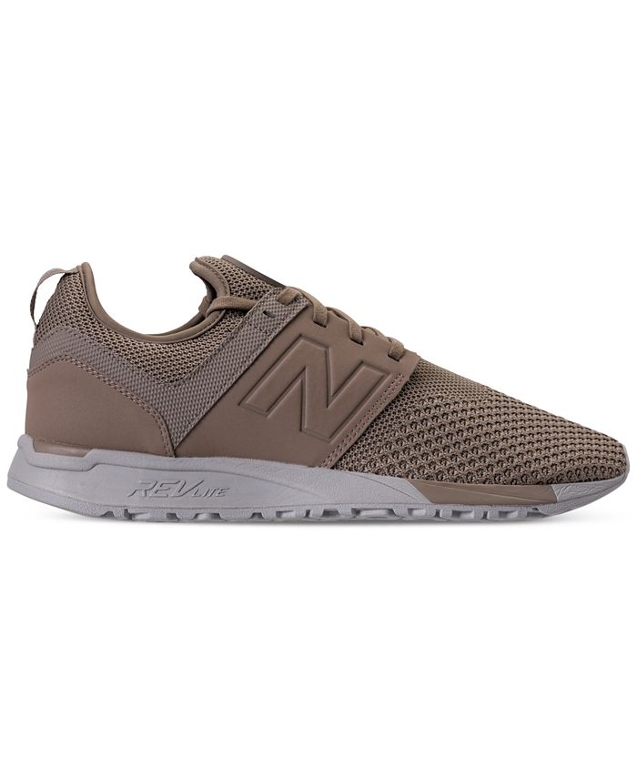 New Balance Men's 247 Knit Casual Sneakers from Finish Line - Macy's