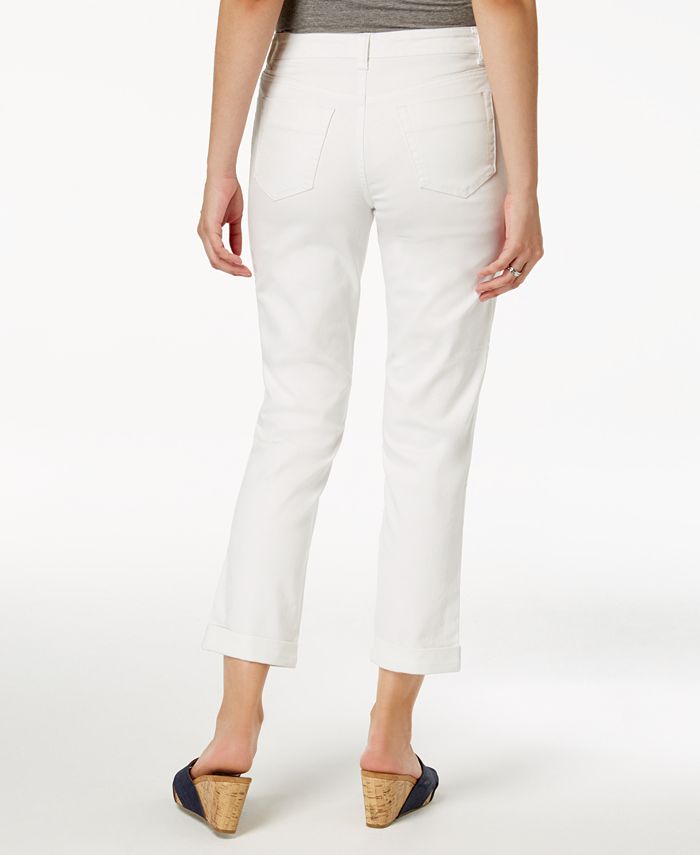 Style & Co Embroidered Slim Boyfriend Jeans, Created for Macy's - Macy's