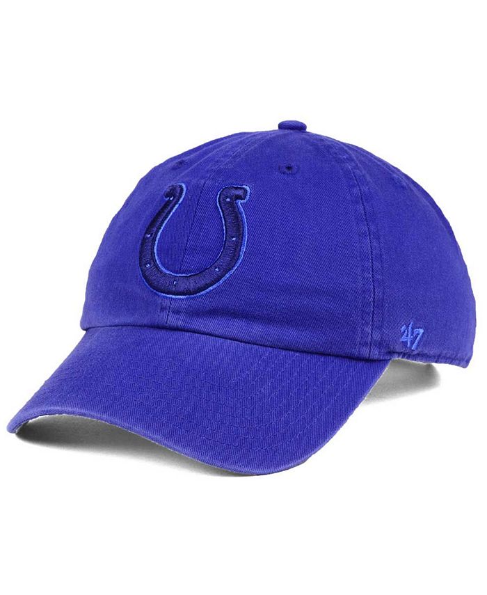 '47 Brand Indianapolis Colts Triple Rush CLEAN UP Cap - Macy's