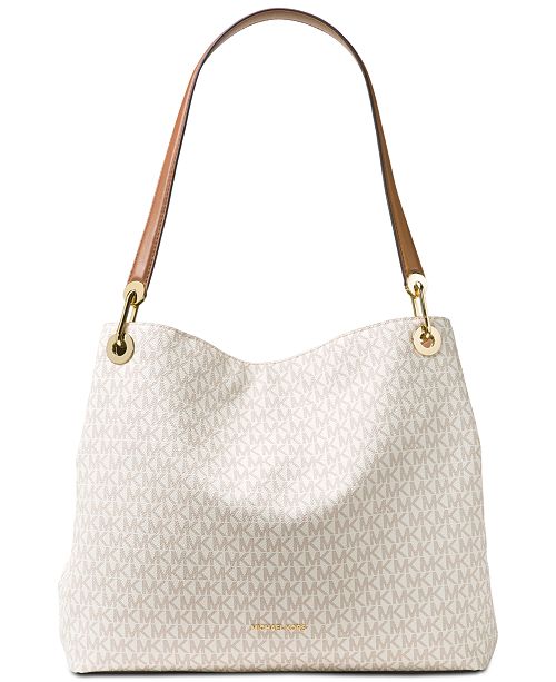 Michael Kors Michael Extra Large Signature Shoulder Tote Reviews Handbags Accessories Macy S