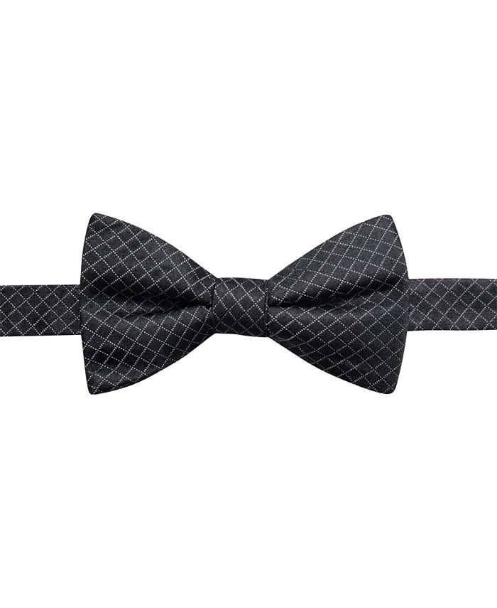 Ryan Seacrest Distinction Men's Pre-Tied Lenox Mini Grid Silk Bow Tie ...