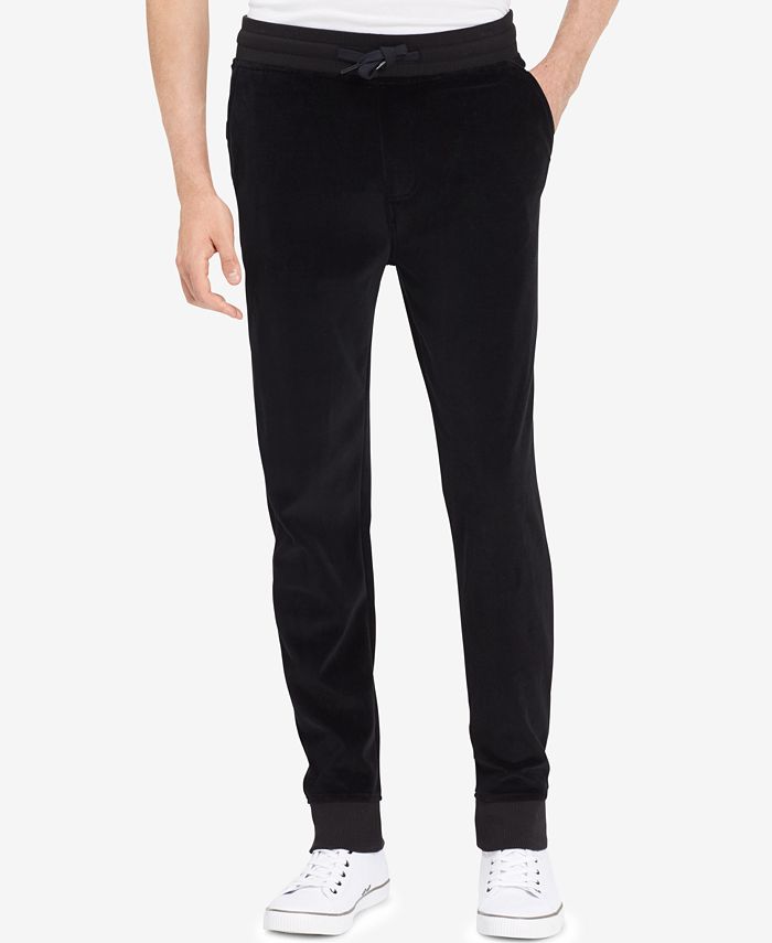 Calvin Klein Jeans Men's Mainline Velour Jogger Pants & Reviews - Pants -  Men - Macy's